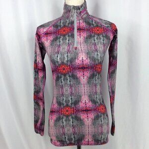 Nike Pro Combat Dri-Fit 1/4 Zip Pullover Womens XS Fitted Hyperwarm Thumbholes